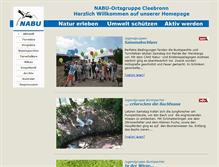 Tablet Screenshot of nabu-cleebronn.de